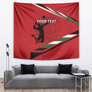 Custom Kenya Volleyball Tapestry Go Champions