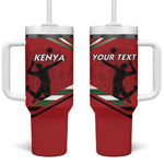 Custom Kenya Volleyball Tumbler With Handle Go Champions