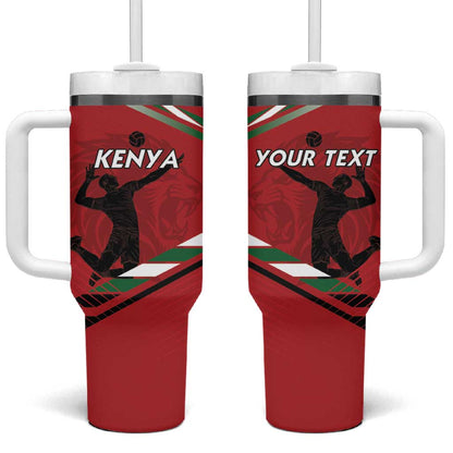 Custom Kenya Volleyball Tumbler With Handle Go Champions