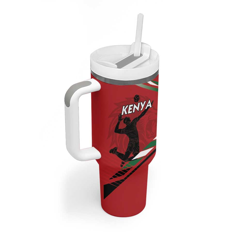 Custom Kenya Volleyball Tumbler With Handle Go Champions