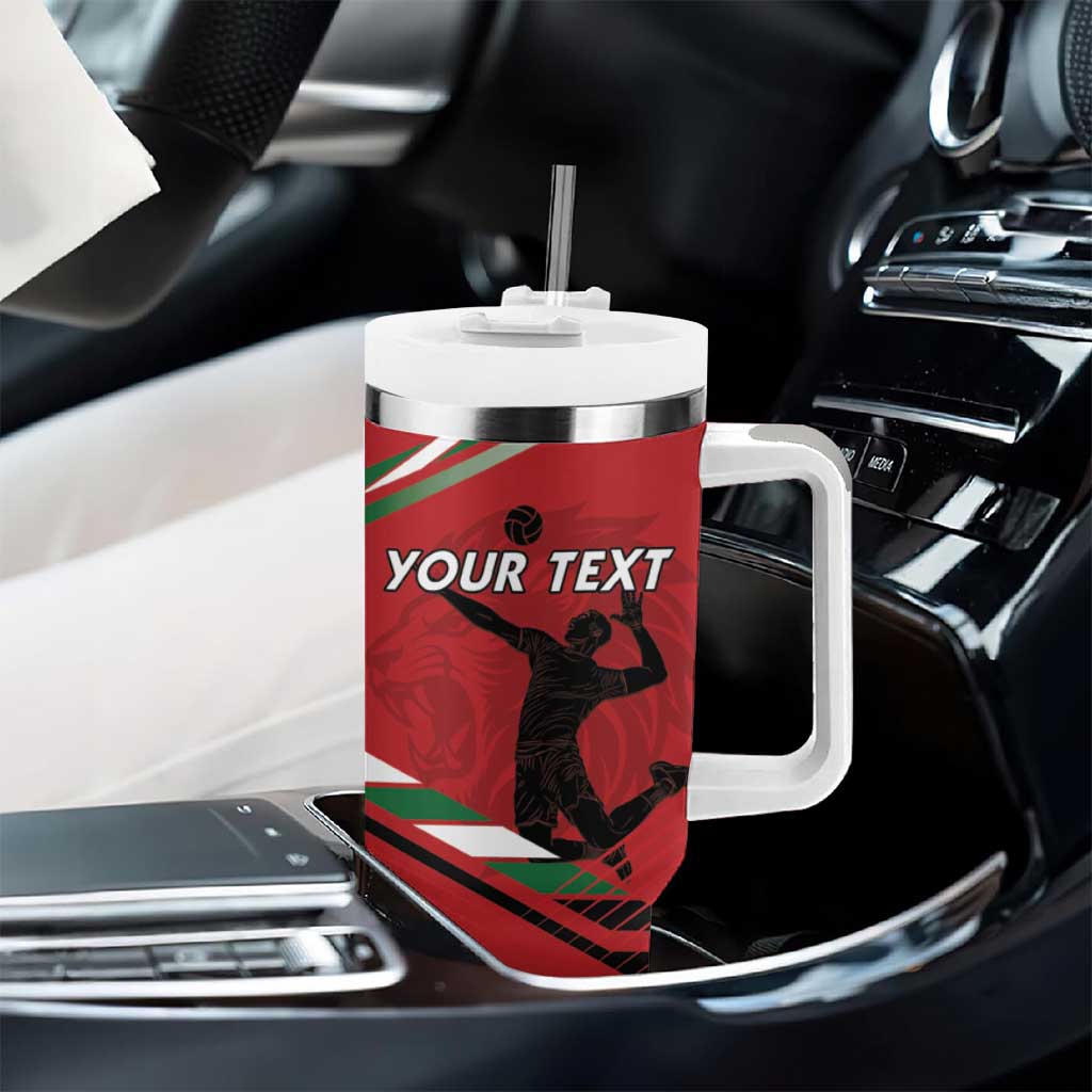 Custom Kenya Volleyball Tumbler With Handle Go Champions