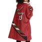 Custom Kenya Volleyball Wearable Blanket Hoodie Go Champions