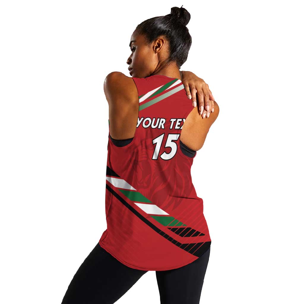 Custom Kenya Volleyball Women Racerback Tank Go Champions