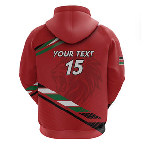 Custom Kenya Volleyball Zip Hoodie Go Champions