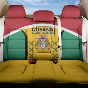 Guyana Cricket Custom Back Car Seat Cover Go Amazon Warriors Go - African Pride