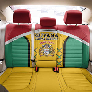 Guyana Cricket Custom Back Car Seat Cover Go Amazon Warriors Go - African Pride