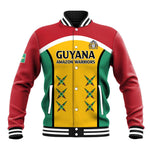 Guyana Cricket Custom Baseball Jacket Go Amazon Warriors Go - African Pride