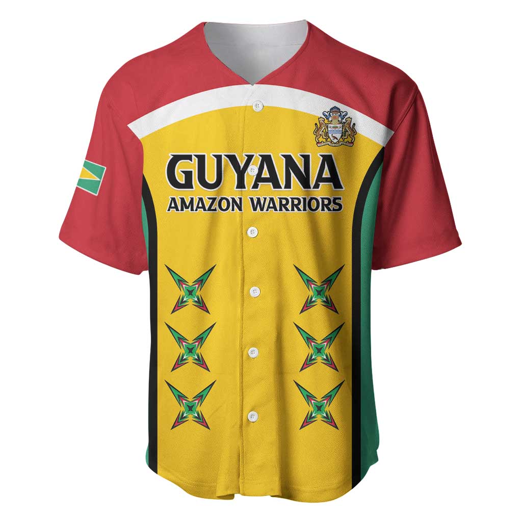 Guyana Cricket Custom Baseball Jersey Go Amazon Warriors Go - African Pride