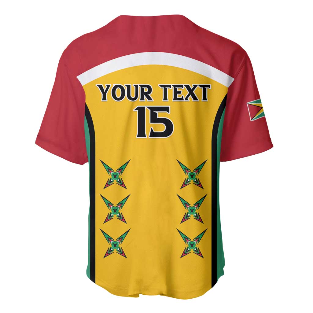 Guyana Cricket Custom Baseball Jersey Go Amazon Warriors Go - African Pride