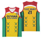 Guyana Cricket Basketball Jersey Go Amazon Warriors Go - African Pride