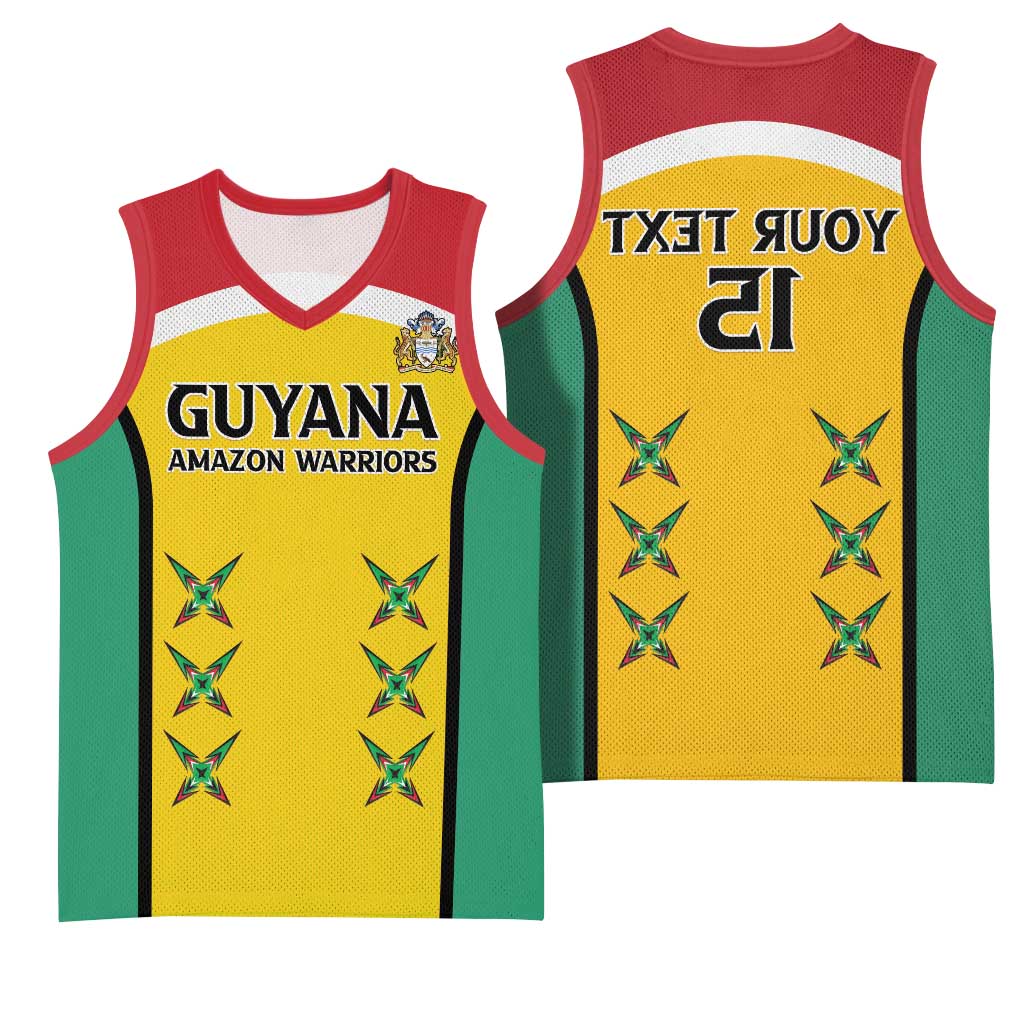 Guyana Cricket Basketball Jersey Go Amazon Warriors Go - African Pride