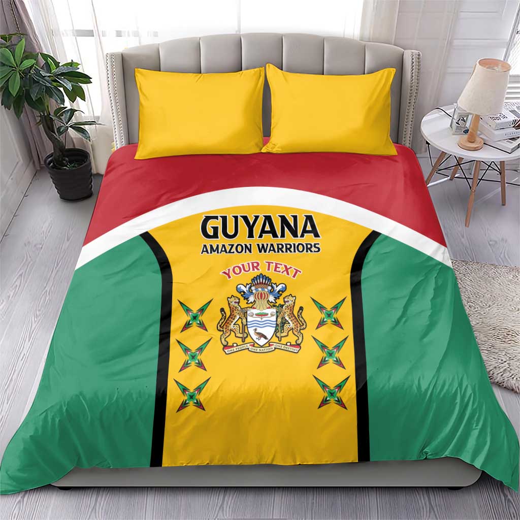 Guyana Cricket Custom Bedding Set Go Amazon Warriors Go - African Pride