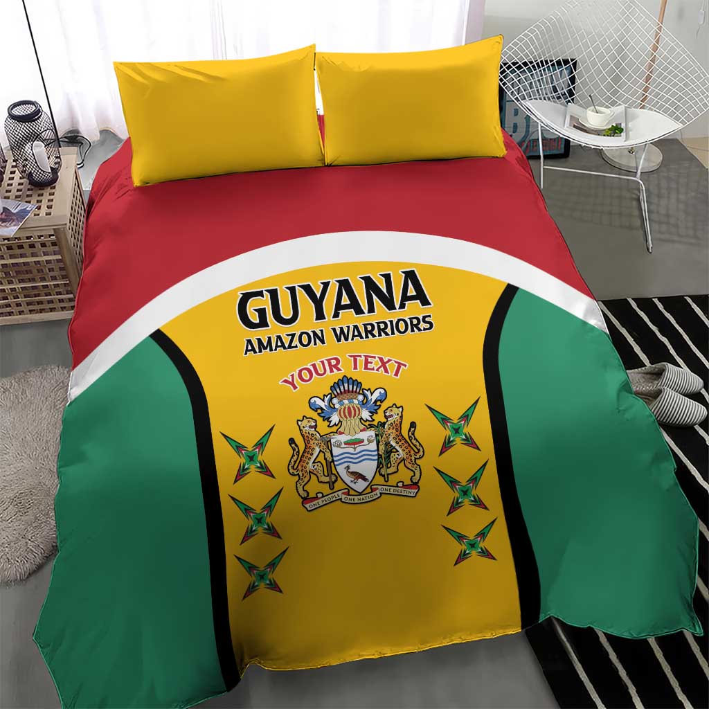 Guyana Cricket Custom Bedding Set Go Amazon Warriors Go - African Pride