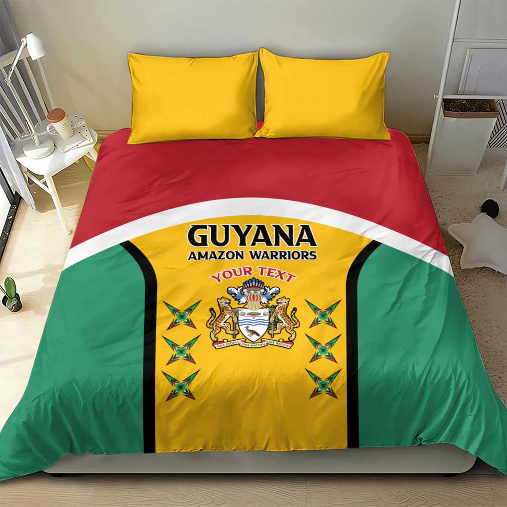 Guyana Cricket Custom Bedding Set Go Amazon Warriors Go - African Pride