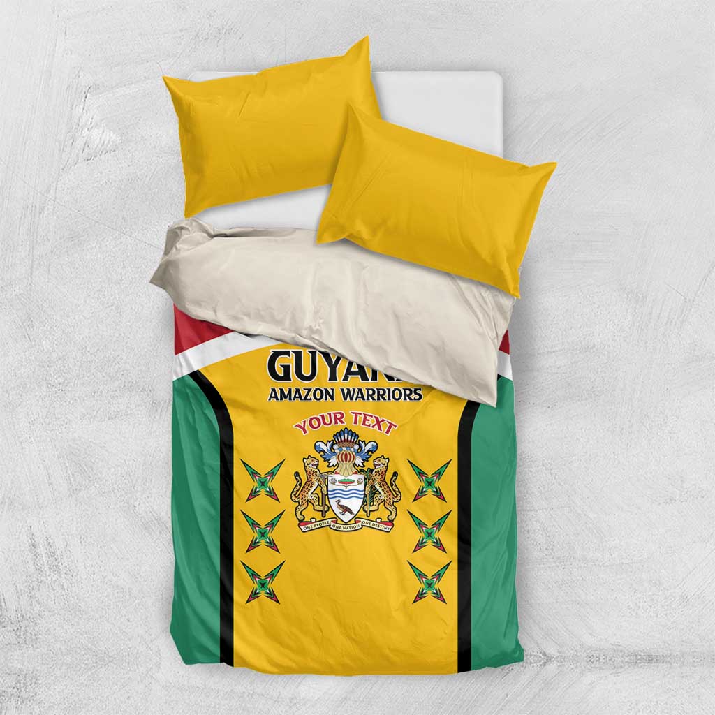 Guyana Cricket Custom Bedding Set Go Amazon Warriors Go - African Pride