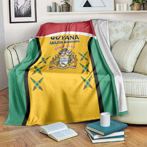 Guyana Cricket Custom Blanket Go Amazon Warriors Go - African Pride