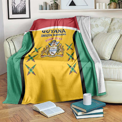 Guyana Cricket Custom Blanket Go Amazon Warriors Go - African Pride