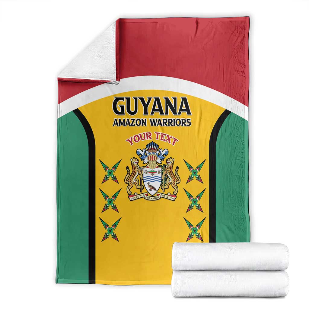 Guyana Cricket Custom Blanket Go Amazon Warriors Go - African Pride