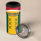 Guyana Cricket Custom 4 in 1 Can Cooler Tumbler Go Amazon Warriors Go - African Pride