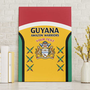 Guyana Cricket Custom Canvas Wall Art Go Amazon Warriors Go - African Pride