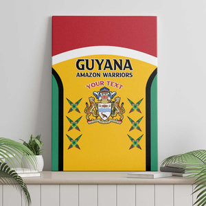 Guyana Cricket Custom Canvas Wall Art Go Amazon Warriors Go - African Pride