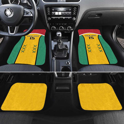 Guyana Cricket Custom Car Mats Go Amazon Warriors Go - African Pride