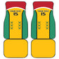 Guyana Cricket Custom Car Mats Go Amazon Warriors Go - African Pride