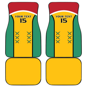 Guyana Cricket Custom Car Mats Go Amazon Warriors Go - African Pride