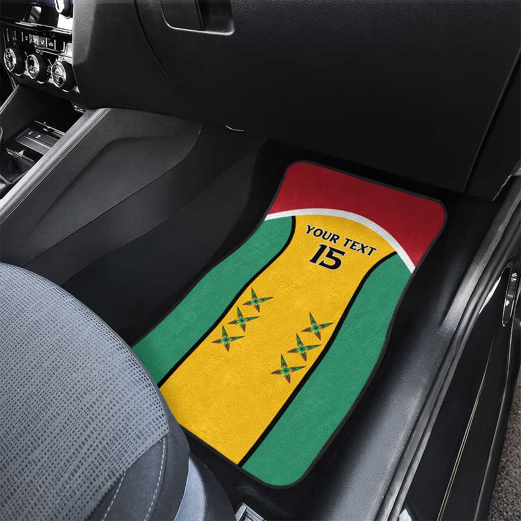 Guyana Cricket Custom Car Mats Go Amazon Warriors Go - African Pride
