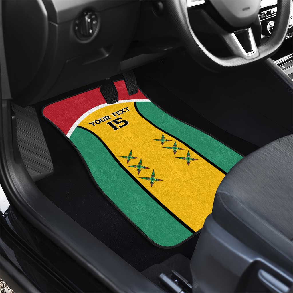 Guyana Cricket Custom Car Mats Go Amazon Warriors Go - African Pride