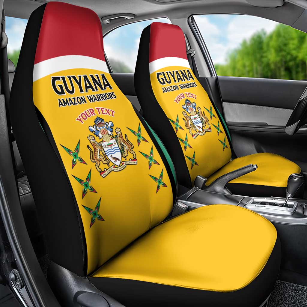 Guyana Cricket Custom Car Seat Cover Go Amazon Warriors Go - African Pride
