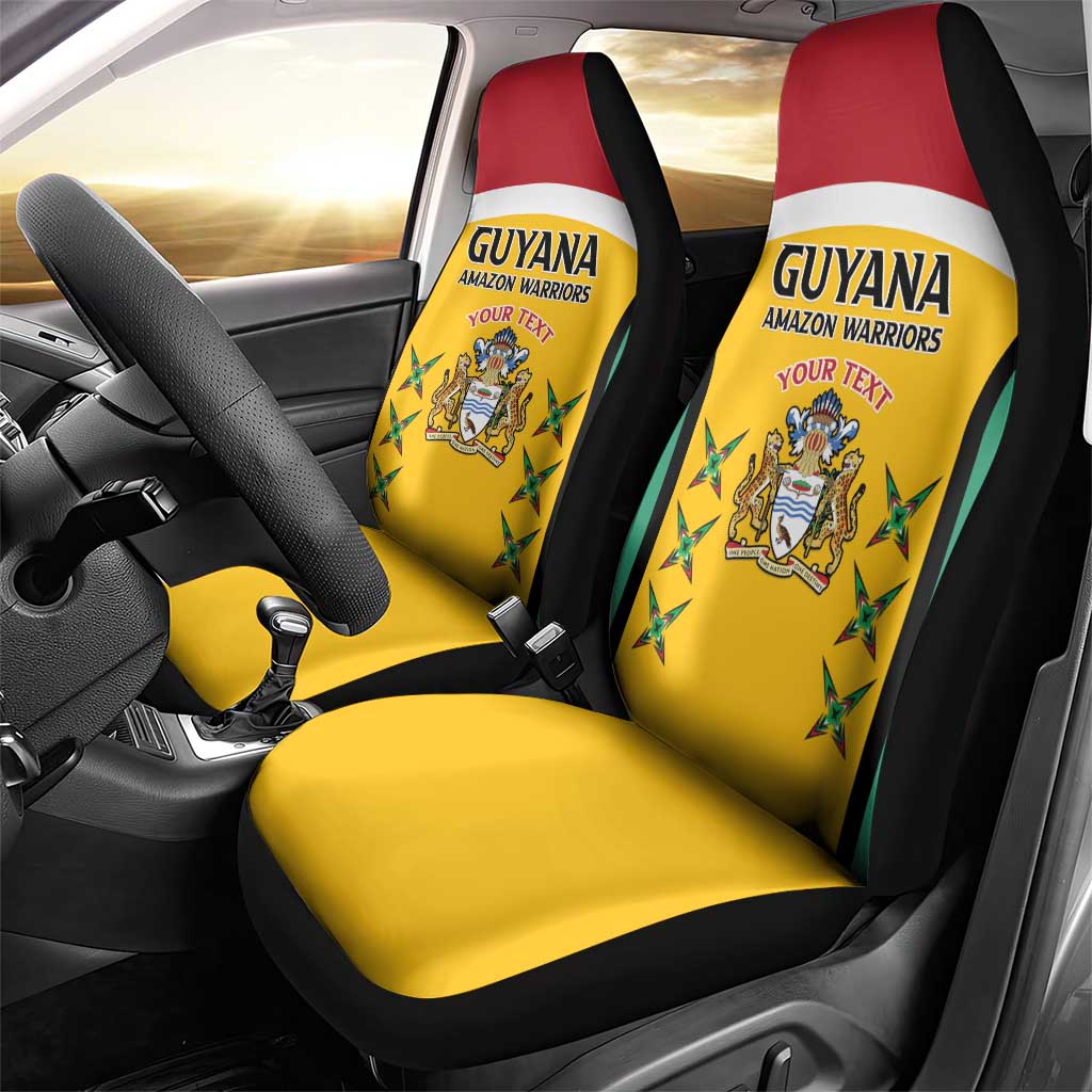Guyana Cricket Custom Car Seat Cover Go Amazon Warriors Go - African Pride