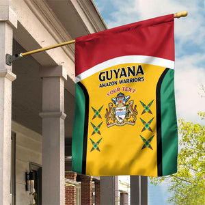 Guyana Cricket Custom Garden Flag Go Amazon Warriors Go - African Pride