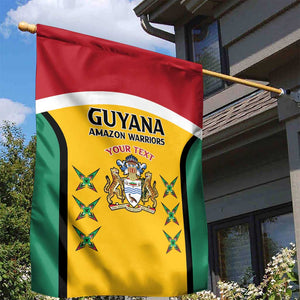 Guyana Cricket Custom Garden Flag Go Amazon Warriors Go - African Pride
