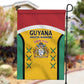 Guyana Cricket Custom Garden Flag Go Amazon Warriors Go - African Pride