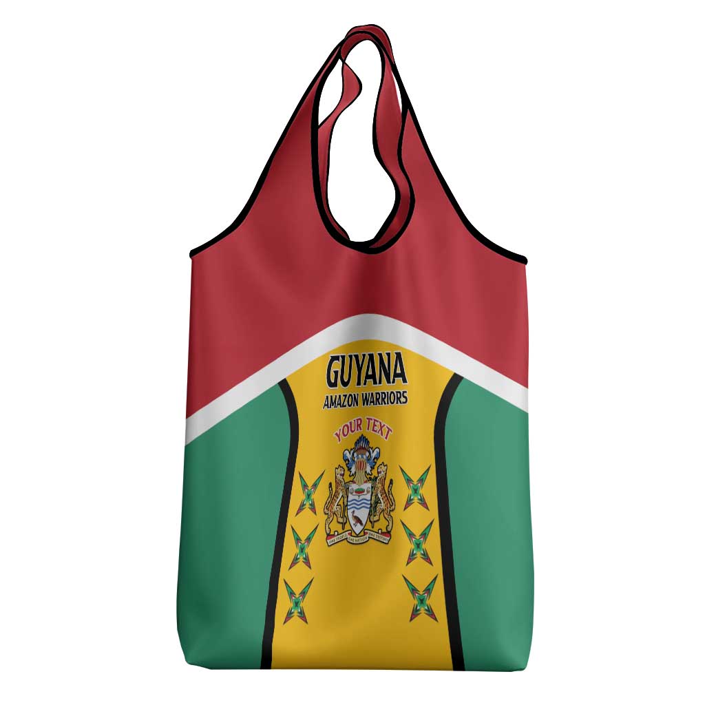 Guyana Cricket Custom Grocery Bag Go Amazon Warriors Go - African Pride