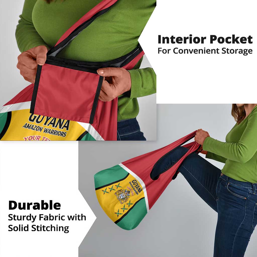 Guyana Cricket Custom Grocery Bag Go Amazon Warriors Go - African Pride