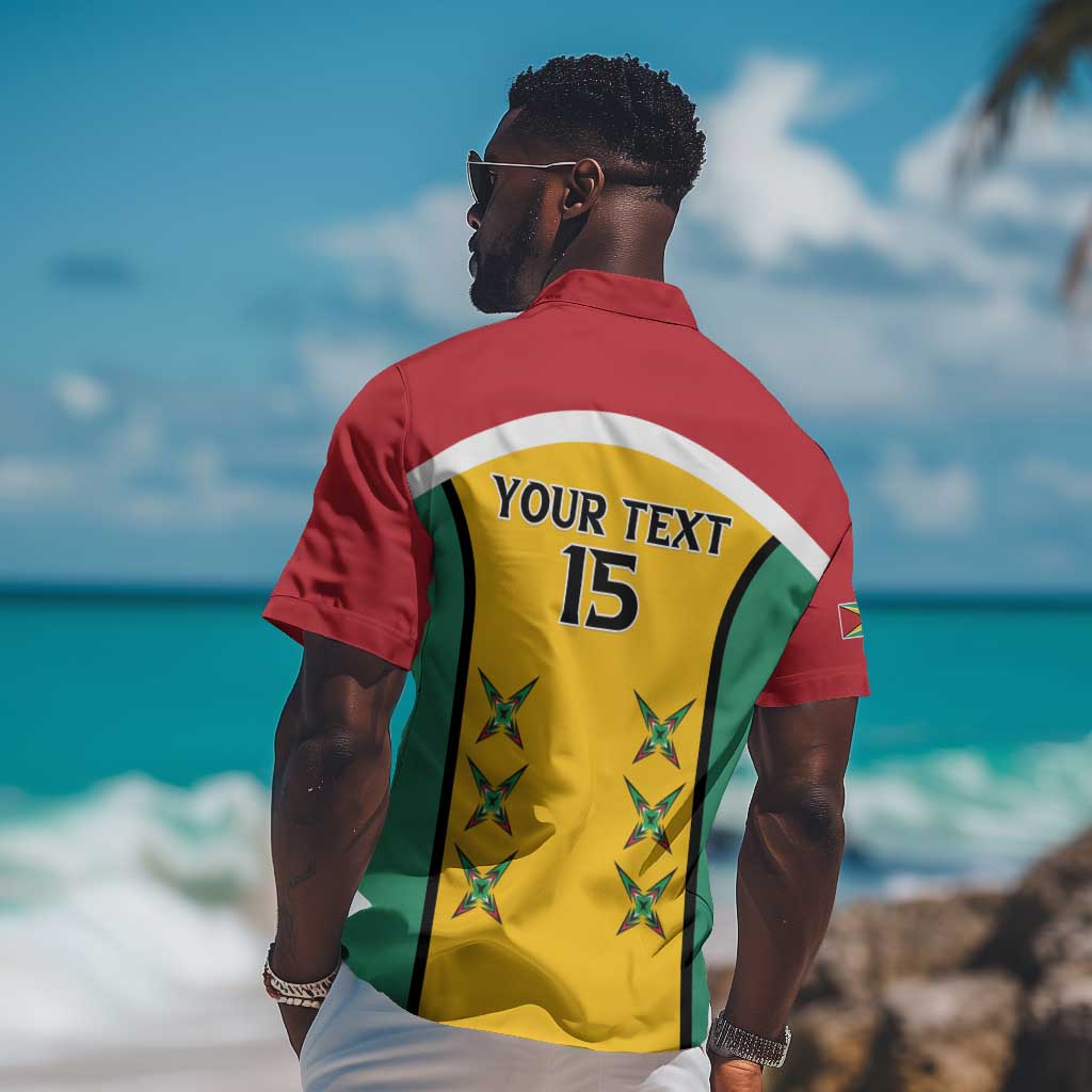 Guyana Cricket Custom Hawaiian Shirt Go Amazon Warriors Go - African Pride