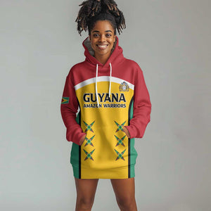 Guyana Cricket Custom Hoodie Dress Go Amazon Warriors Go - African Pride