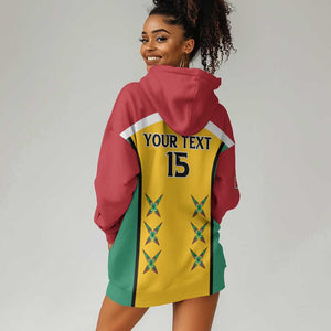 Guyana Cricket Custom Hoodie Dress Go Amazon Warriors Go - African Pride