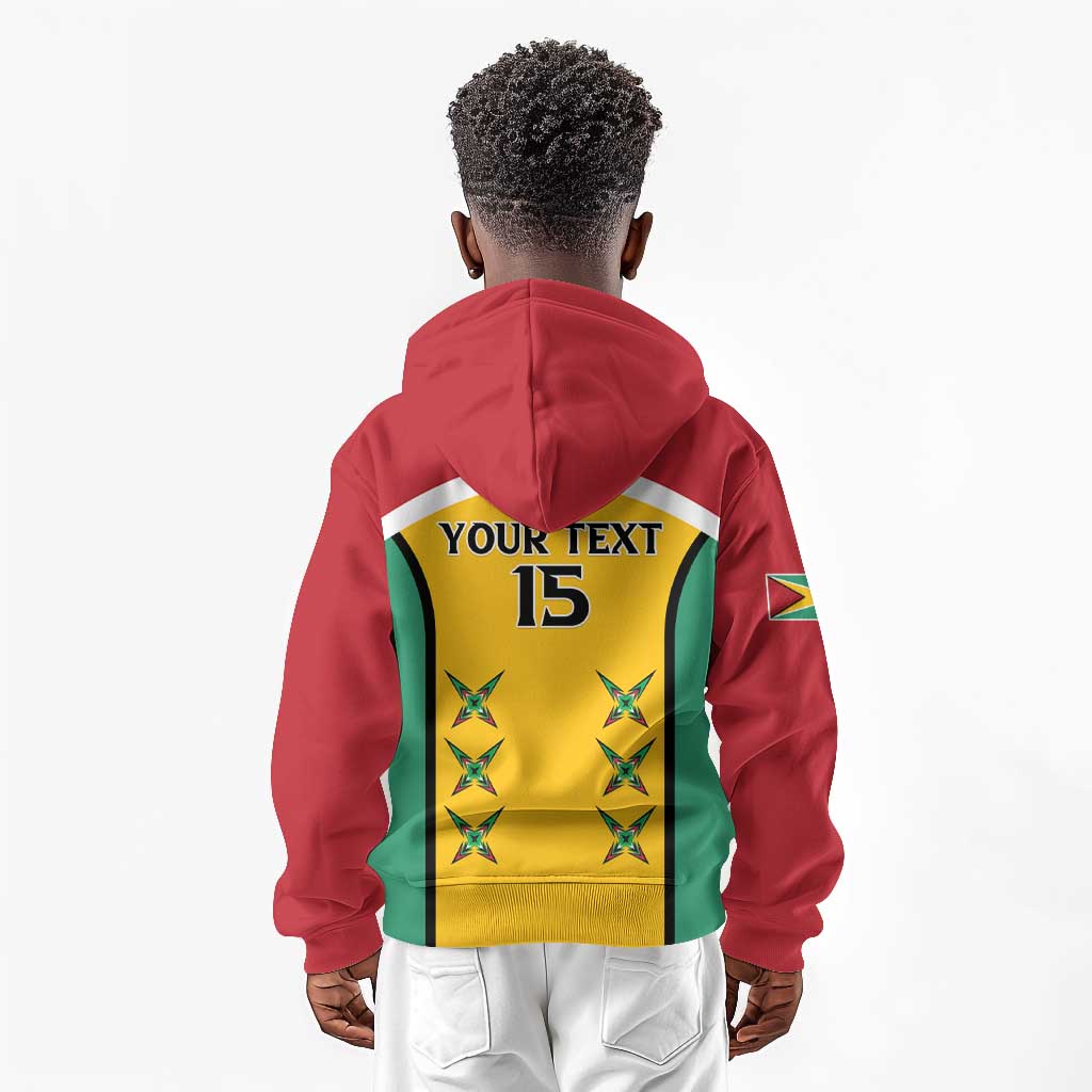 Guyana Cricket Custom Kid Hoodie Go Amazon Warriors Go - African Pride