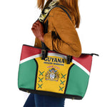 Guyana Cricket Custom Leather Tote Bag Go Amazon Warriors Go - African Pride