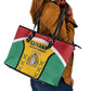 Guyana Cricket Custom Leather Tote Bag Go Amazon Warriors Go - African Pride