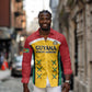 Guyana Cricket Custom Long Sleeve Button Shirt Go Amazon Warriors Go - African Pride