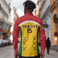Guyana Cricket Custom Long Sleeve Button Shirt Go Amazon Warriors Go - African Pride