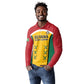 Guyana Cricket Custom Long Sleeve Polo Shirt Go Amazon Warriors Go - African Pride