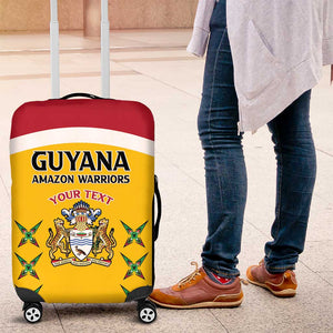 Guyana Cricket Custom Luggage Cover Go Amazon Warriors Go - African Pride