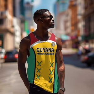 Guyana Cricket Custom Men Tank Top Go Amazon Warriors Go - African Pride