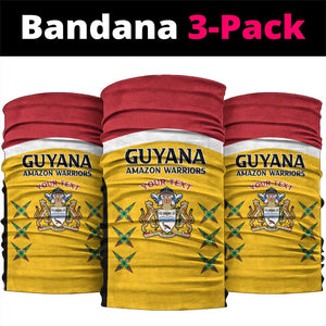 Guyana Cricket Neck Gaiter Go Amazon Warriors Go - African Pride