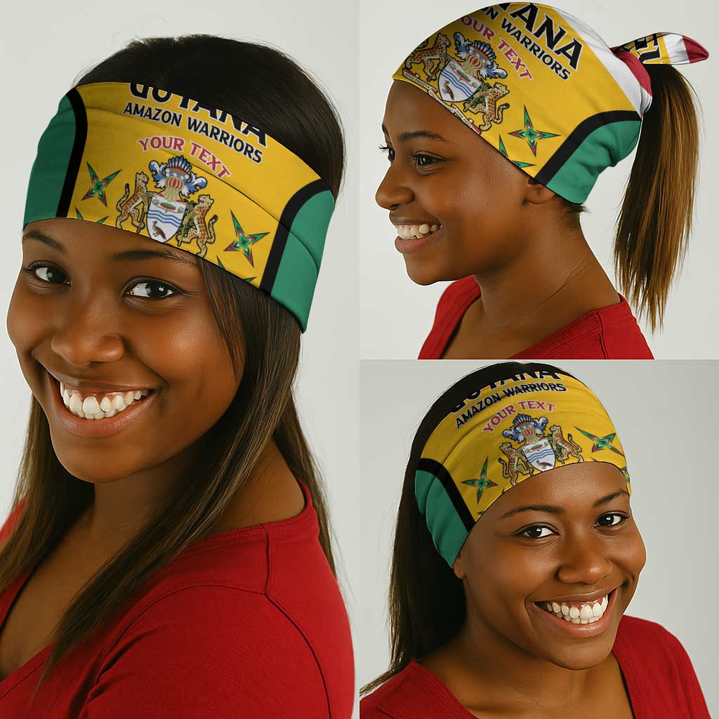 Guyana Cricket Neck Gaiter Go Amazon Warriors Go - African Pride